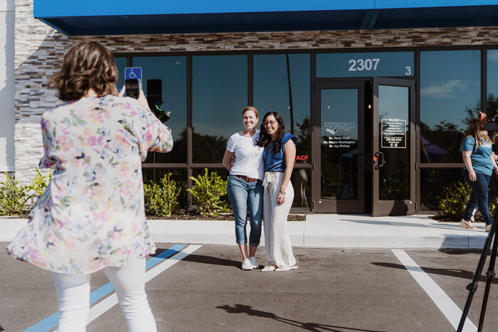 Patients outside the Cape Coral office