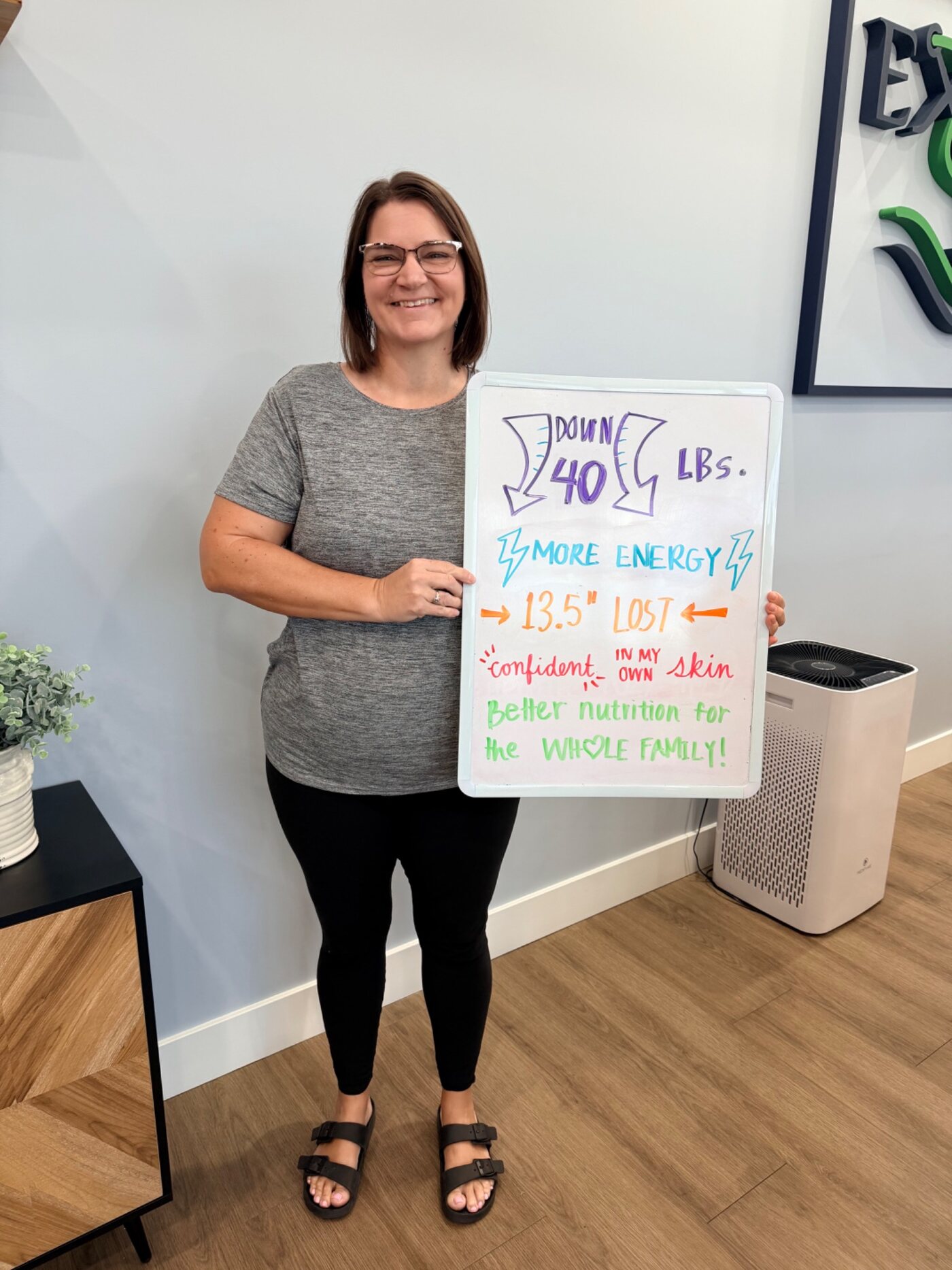 A Metabolic Weight Loss patient at Experience Health & Wellness Center sharing her results