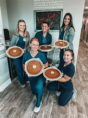 Chiropractic Cape Coral FL 2022 Thanksgiving Pies Give Thanks